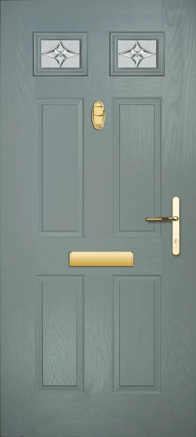Galaxy composite door in Shadow with Apollo glass