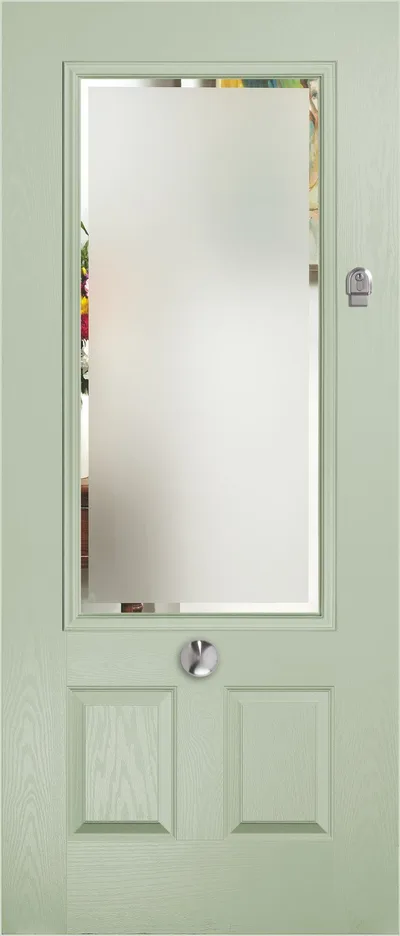 Orion composite door in Chartwell with Kensington glass
