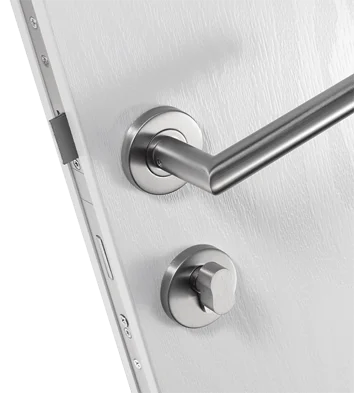 Auto-engage lock on a composite door