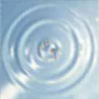 Bullseye door glass