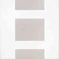 Etch Squares door glass