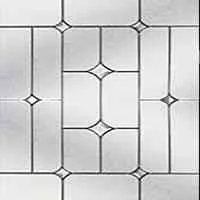 Zinc Star door glass