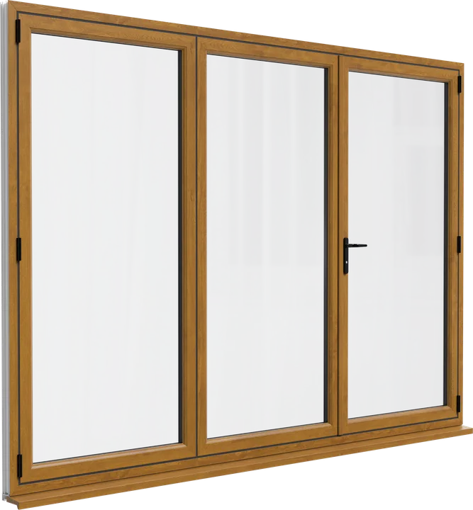 ModLok bi-fold door in Golden Oak