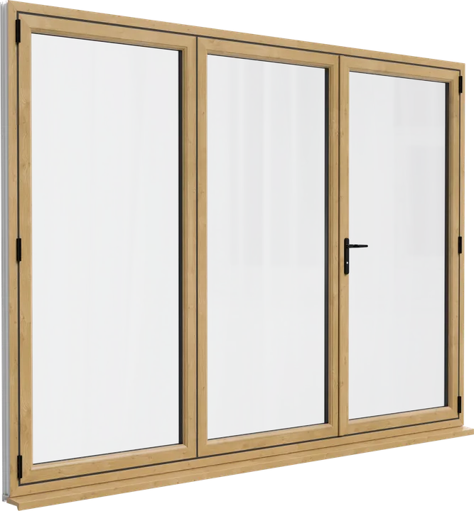 ModLok bi-fold door in Irish Oak