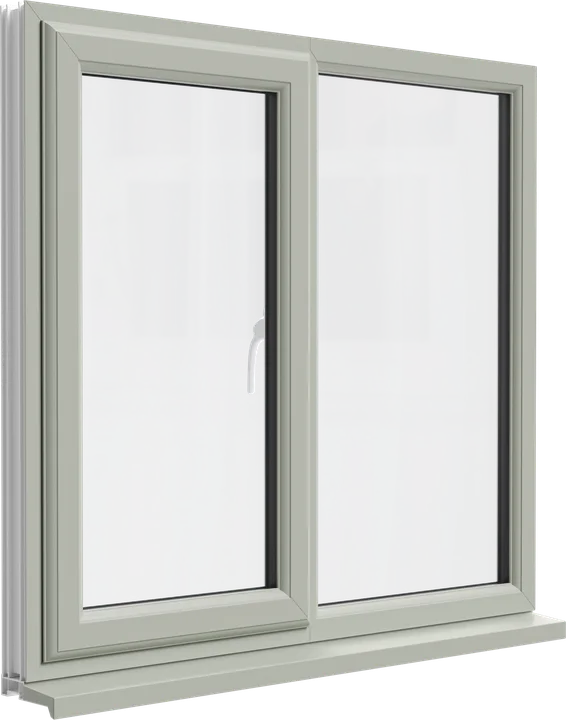 Casement window in Agate Grey