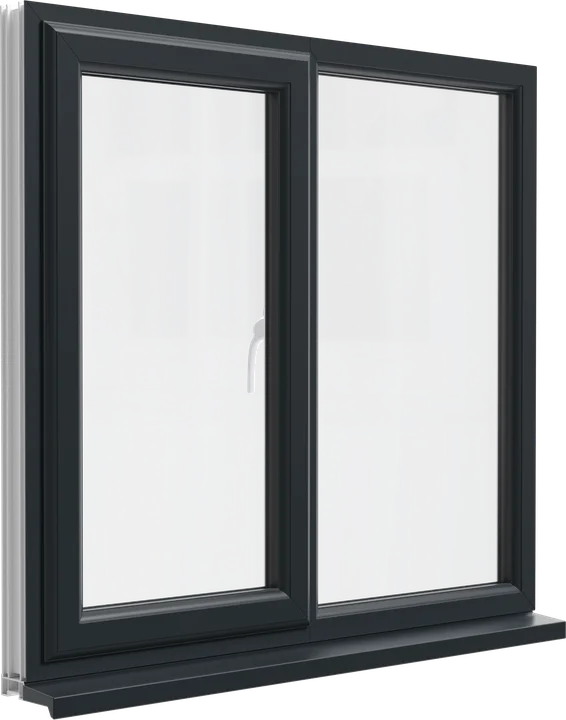 Casement window in Gale Grey Finesse