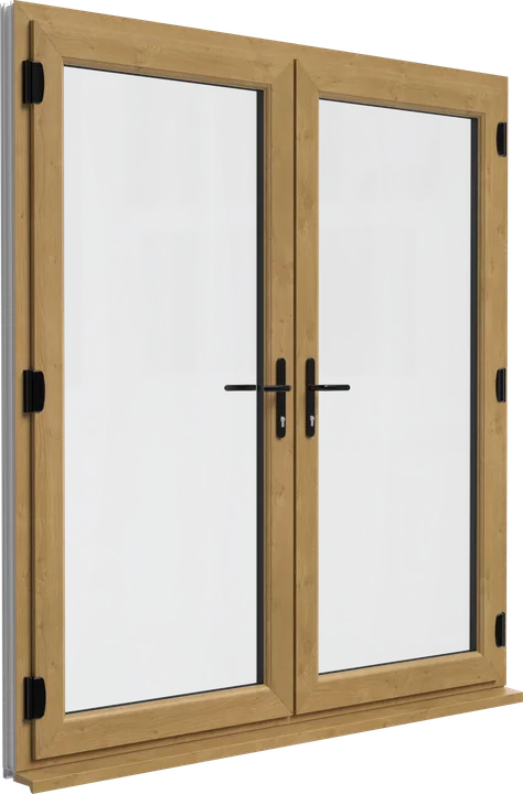 French doors in Irish Oak