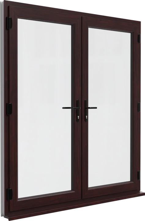 French doors in Rosewood