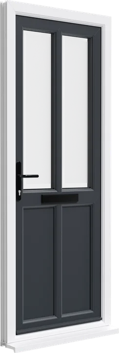 Residential door in Anthracite Grey