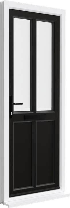 Residential door in Black/Brown