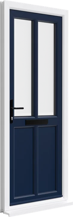 Residential door in Blue