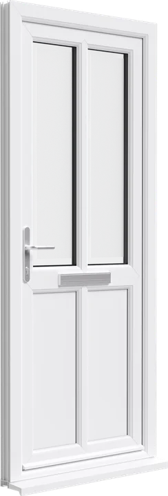 Residential door in White