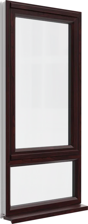Reversible window in Rosewood