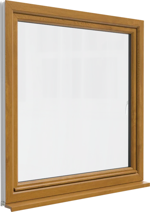 Tilt & turn window in Golden Oak
